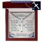 Confirmation Gifts for Boys – On Your Confirmation (God's Grace) Personalized Cross Necklace with Cuban Chain