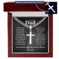 Dad Cuban chain necklace lifestyle — personalized faith gift for Father's Day | The Faith World