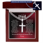 Dad Cuban chain necklace lifestyle — personalized faith gift for Father's Day | The Faith World