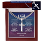 To my dad necklace gift box — Thank You Dad Christian Father's Day keepsake | The Faith World