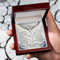 Gift for Husband – Personalized Cross Necklace with Cuban Chain, Anniversary Gift from Wife
