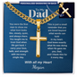 Cuban chain cross necklace for dad multiple styles — personalized Christian gift | The Faith World