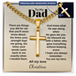 Cuban chain cross necklace for dad multiple styles — personalized Christian gift | The Faith World