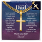 Cuban chain cross necklace for dad multiple styles — personalized Christian gift | The Faith World