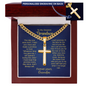 Grandson necklace from grandpa packaging — meaningful faith keepsake | The Faith World