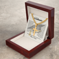 Cross necklace with Cuban link chain — Christian graduation gift for son from Mom and Dad | The Faith World