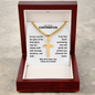 Confirmation Gifts for Boys – On Your Confirmation (Gifts of the Holy Spirit) Personalized Cross Necklace with Cuban Chain