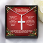 Cross Necklace for Daughter – Christmas Gift from Mom or Dad