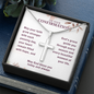 Confirmation Gifts for Girls – On Your Confirmation (God's Grace) Personalized Cross Necklace, Snake Chain