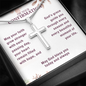 Confirmation Gifts for Girls – On Your Confirmation (God's Grace) Personalized Cross Necklace, Snake Chain
