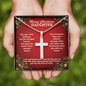 Cross Necklace for Daughter – Christmas Gift from Mom or Dad