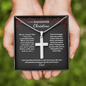 Personalized cross necklace — Christian father to daughter gift | The Faith World