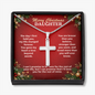 Cross Necklace for Daughter – Christmas Gift from Mom or Dad