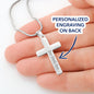 Confirmation Gifts for Girls – On Your Confirmation (God's Grace) Personalized Cross Necklace, Snake Chain