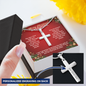 Cross Necklace for Daughter – Christmas Gift from Mom or Dad