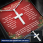 Cross Necklace for Daughter – Christmas Gift from Mom or Dad