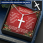 Cross Necklace for Daughter – Christmas Gift from Mom or Dad