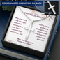 Confirmation Gifts for Girls – On Your Confirmation (God's Grace) Personalized Cross Necklace, Snake Chain