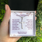 Confirmation Gifts for Girls – On Your Confirmation (God's Grace) Personalized Cross Necklace, Snake Chain