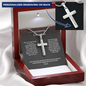 Personalized cross necklace — Christian father to daughter gift | The Faith World