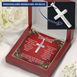 Cross Necklace for Daughter – Christmas Gift from Mom or Dad