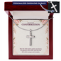 Confirmation Gifts for Girls – On Your Confirmation Personalized Cross Necklace