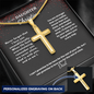 Personalized cross necklace — Christian father to daughter gift | The Faith World