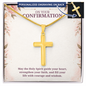 Confirmation Gifts for Girls – On Your Confirmation Personalized Cross Necklace