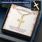 Confirmation Gifts for Girls – On Your Confirmation Personalized Cross Necklace