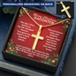 Cross Necklace for Daughter – Christmas Gift from Mom or Dad