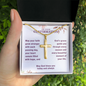 Confirmation Gifts for Girls – On Your Confirmation (God's Grace) Personalized Cross Necklace, Snake Chain