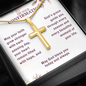 Confirmation Gifts for Girls – On Your Confirmation (God's Grace) Personalized Cross Necklace, Snake Chain