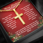 Cross Necklace for Daughter – Christmas Gift from Mom or Dad