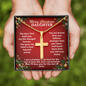 Cross Necklace for Daughter – Christmas Gift from Mom or Dad