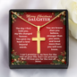 Cross Necklace for Daughter – Christmas Gift from Mom or Dad