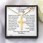 Custom engraved cross necklace in 18k gold or stainless steel — Christian anniversary gift for wife | The Faith World