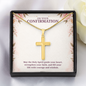Confirmation Gifts for Girls – On Your Confirmation Personalized Cross Necklace