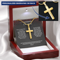 Personalized cross necklace — Christian father to daughter gift | The Faith World