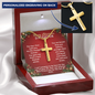 Cross Necklace for Daughter – Christmas Gift from Mom or Dad