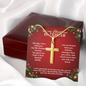 Cross Necklace for Daughter – Christmas Gift from Mom or Dad