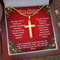 Cross Necklace for Daughter – Christmas Gift from Mom or Dad