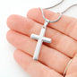 Timeless cross necklace — personalized Christian gift for wife | The Faith World