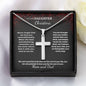 Beloved Daughter cross necklace — personalized Christian gift | The Faith World