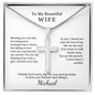 Forever Faithful stainless steel cross necklace — Christian gift for him | The Faith World