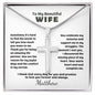 Meaningful stainless steel cross necklace for wife — Christian gift | The Faith World