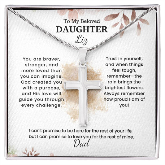 Eternal Love cross necklace for daughter from Dad — Christian gift | The Faith World