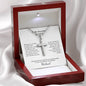Forever Faithful stainless steel cross necklace — Christian gift for him | The Faith World