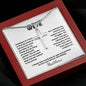Meaningful stainless steel cross necklace for wife — Christian gift | The Faith World