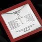 Forever Faithful stainless steel cross necklace — Christian gift for him | The Faith World
