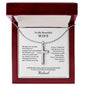 Forever Faithful stainless steel cross necklace — Christian gift for him | The Faith World